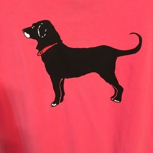 Black dog tee